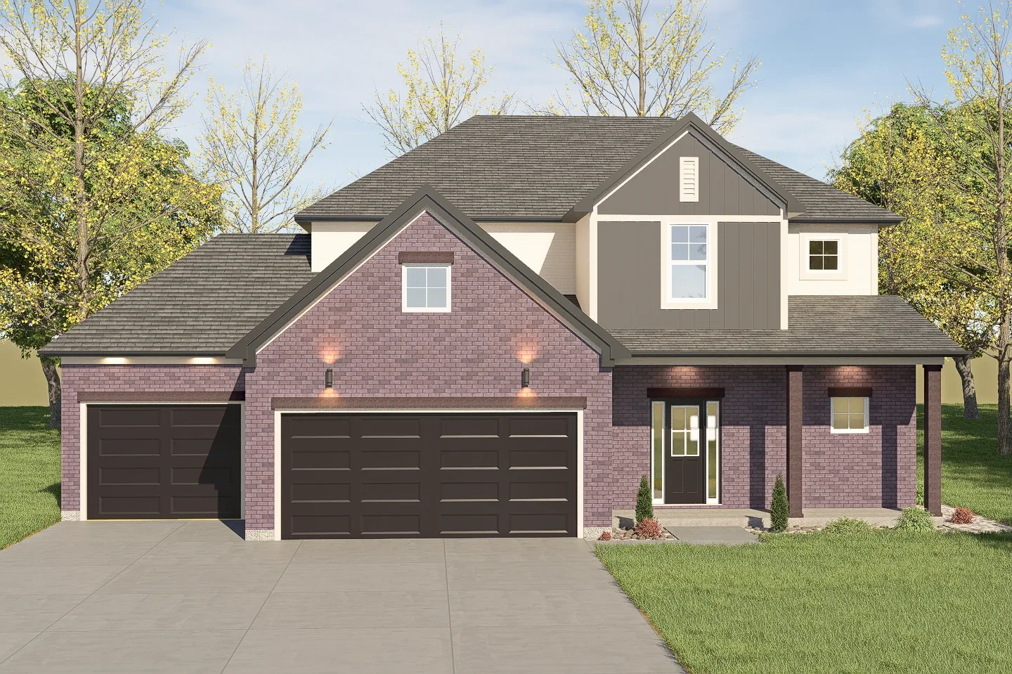 1096 Quartz Dr. exterior, built by Jagoe Homes
