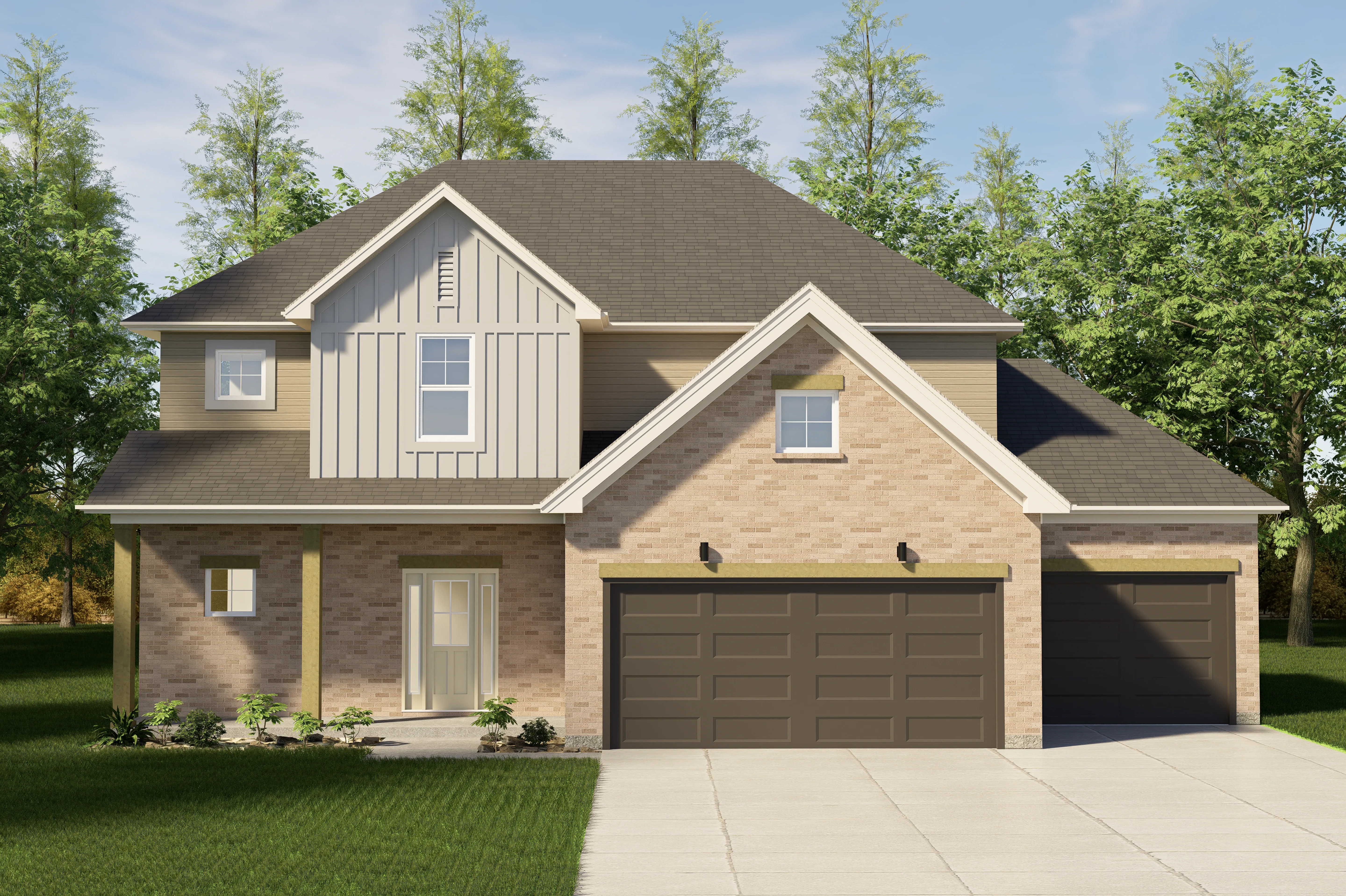 317 S. Bentley Dr. exterior, built by Jagoe Homes