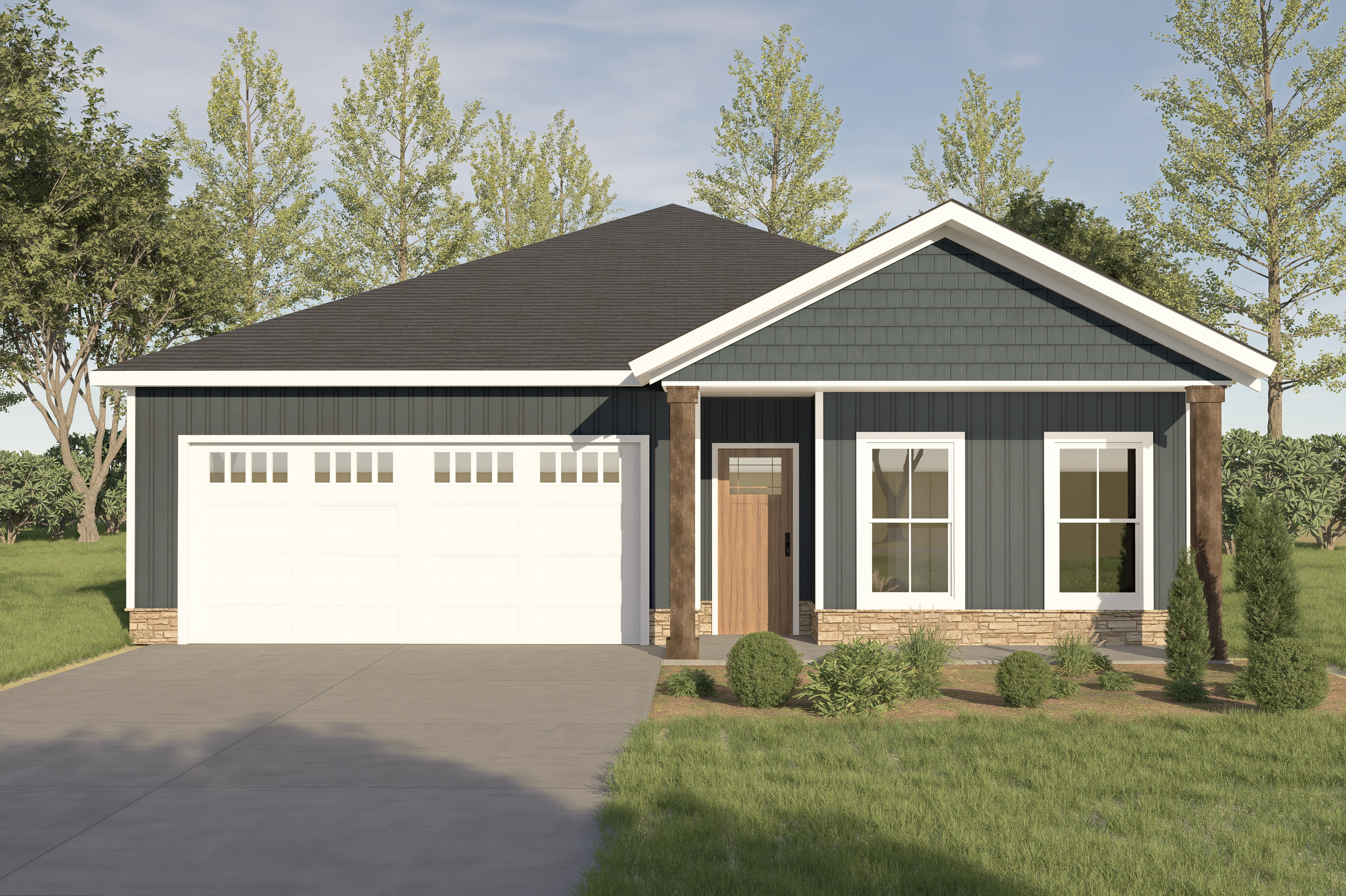 4032 Marksmen Way exterior, built by JK Forever Homes