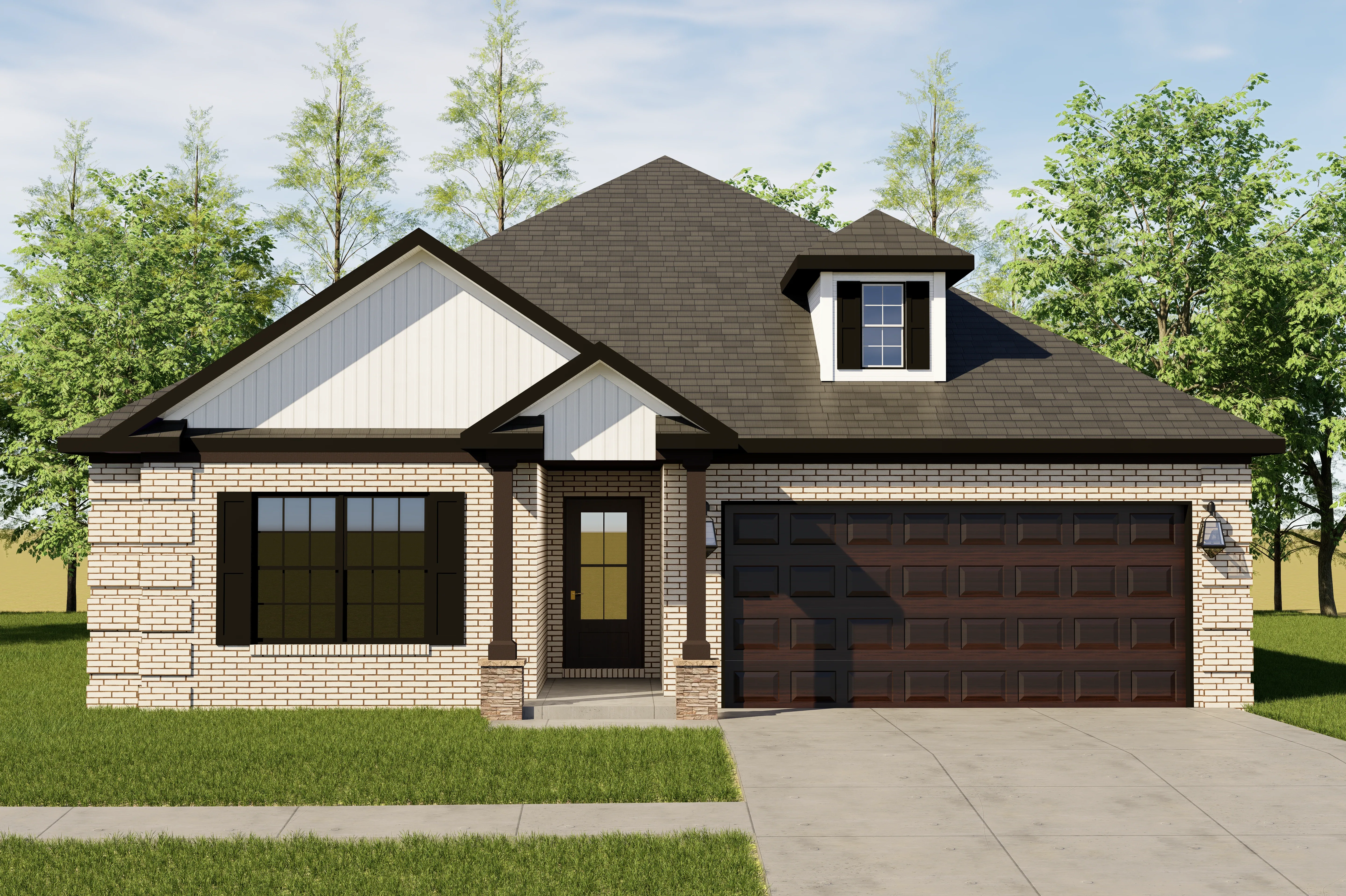 560 Snap Hook Ct. exterior, built by Thompson Homes